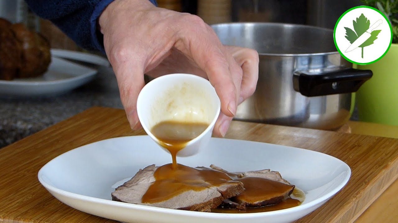 Schritt für Schritt zur perfekten Bratensoße plus ein paar zusätzliche Tipps