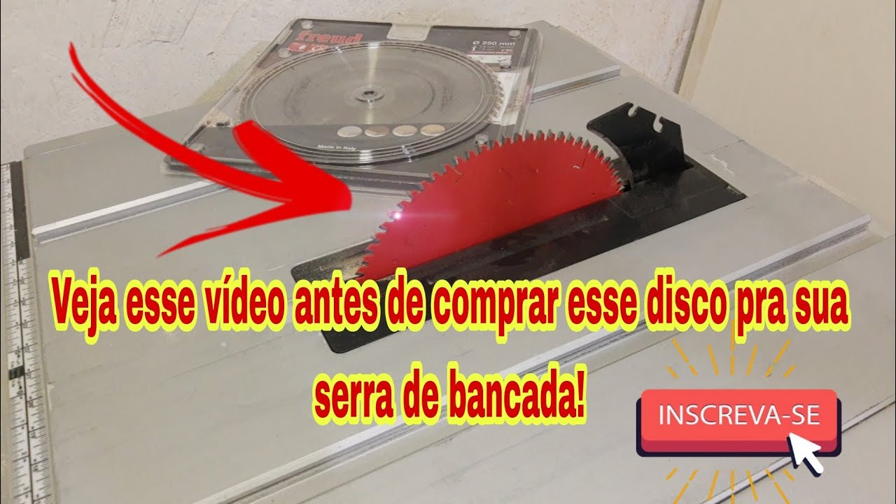 COMO TROCAR DISCO da SERRA de BANCADA STANLEY + bucha de redução.