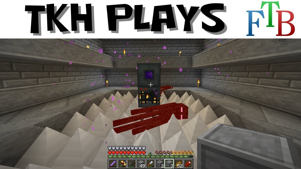 FTB Infinity Lite #23 - Simple Ender Pearl Farm (Modded Minecraft 1.10)