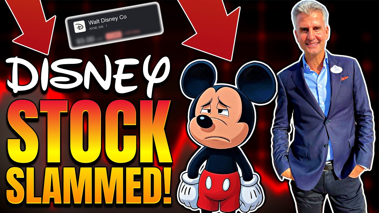 Disney Stock CRASHING! New CEO Faces Investor FURY After 25% Y2Y Collapse!