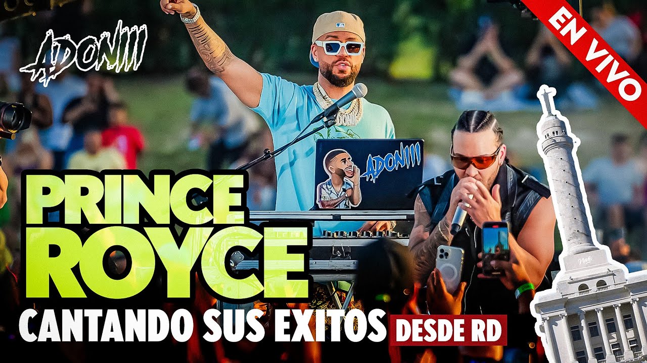 PRINCE ROYCE CANTANDO SUS EXITOS EN VIVO 🎤 CON DJ ADONI / BACHATA MIX