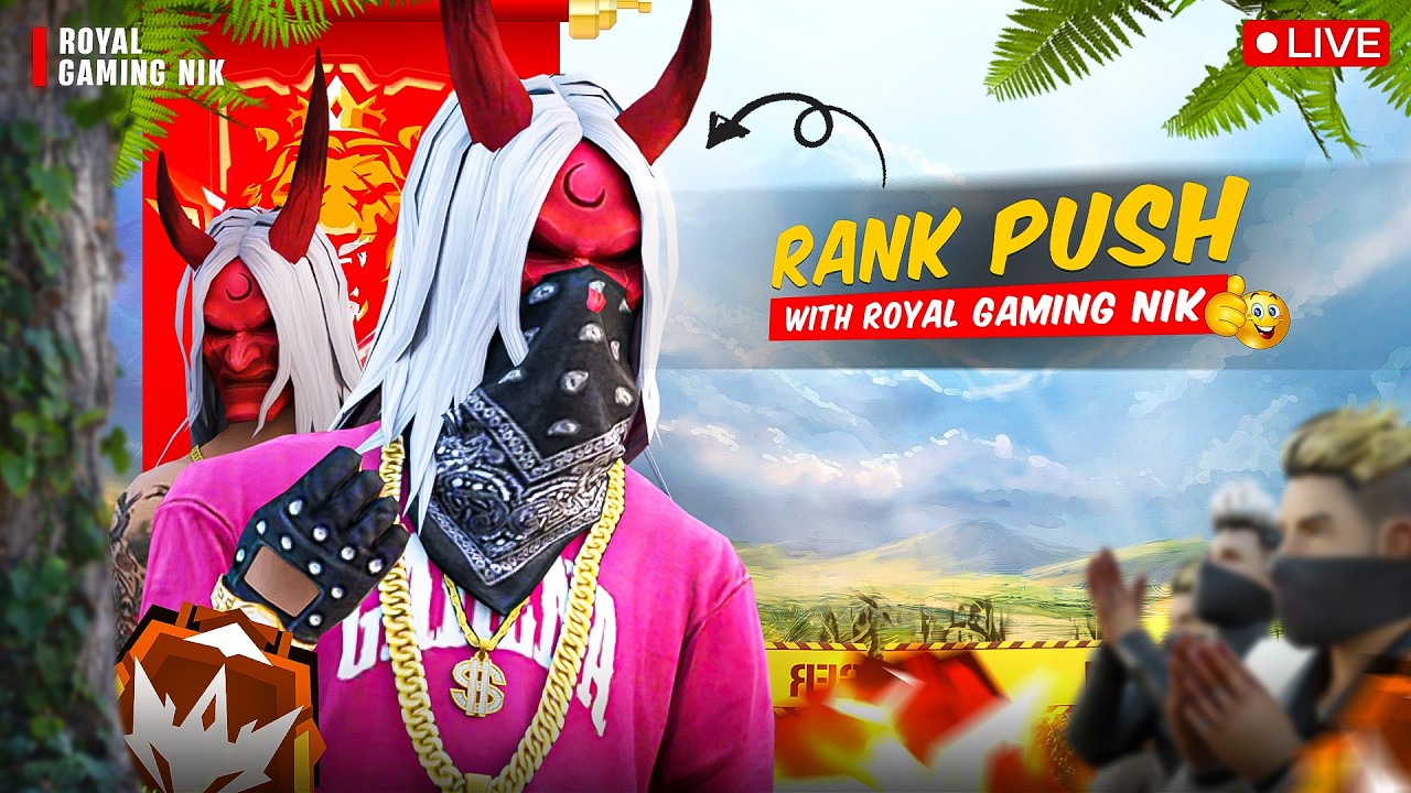Grandmaster Live Rank Push    ❤️- Free Fire Telugu Live - RGN OFFICIAL #rgn #rgnofficial