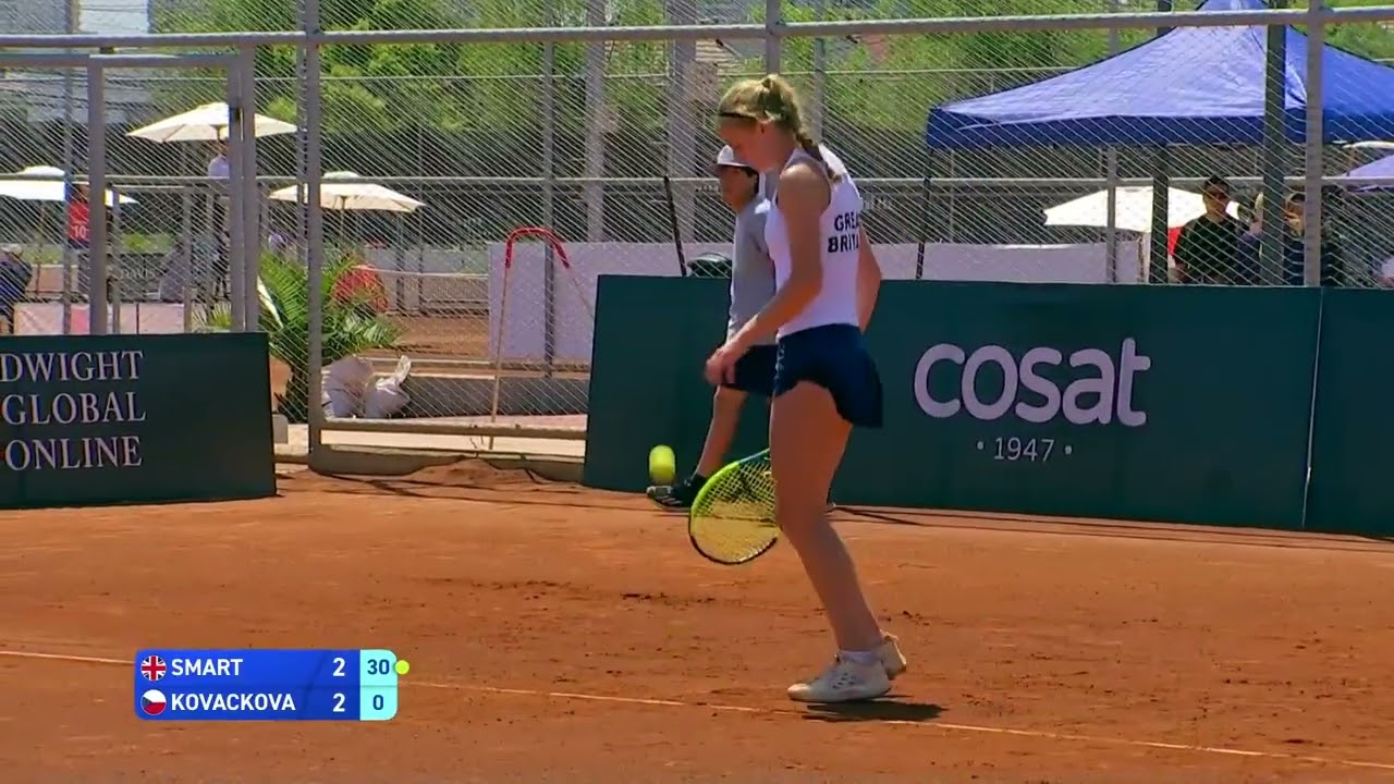Hollie Smart (GBR) vs Jana Kovackova (CZE) // 4-6 1-6 // BJKC Junior Finals // Quarter-final