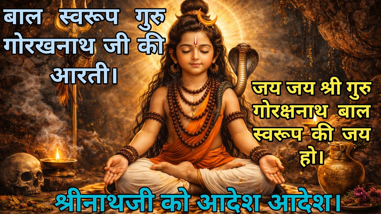 #guru #gorakhnath बाल स्वरूप गुरु गोरक्षनाथ जी महाराज जी की आरती। सुबह शाम जरूर सुने
