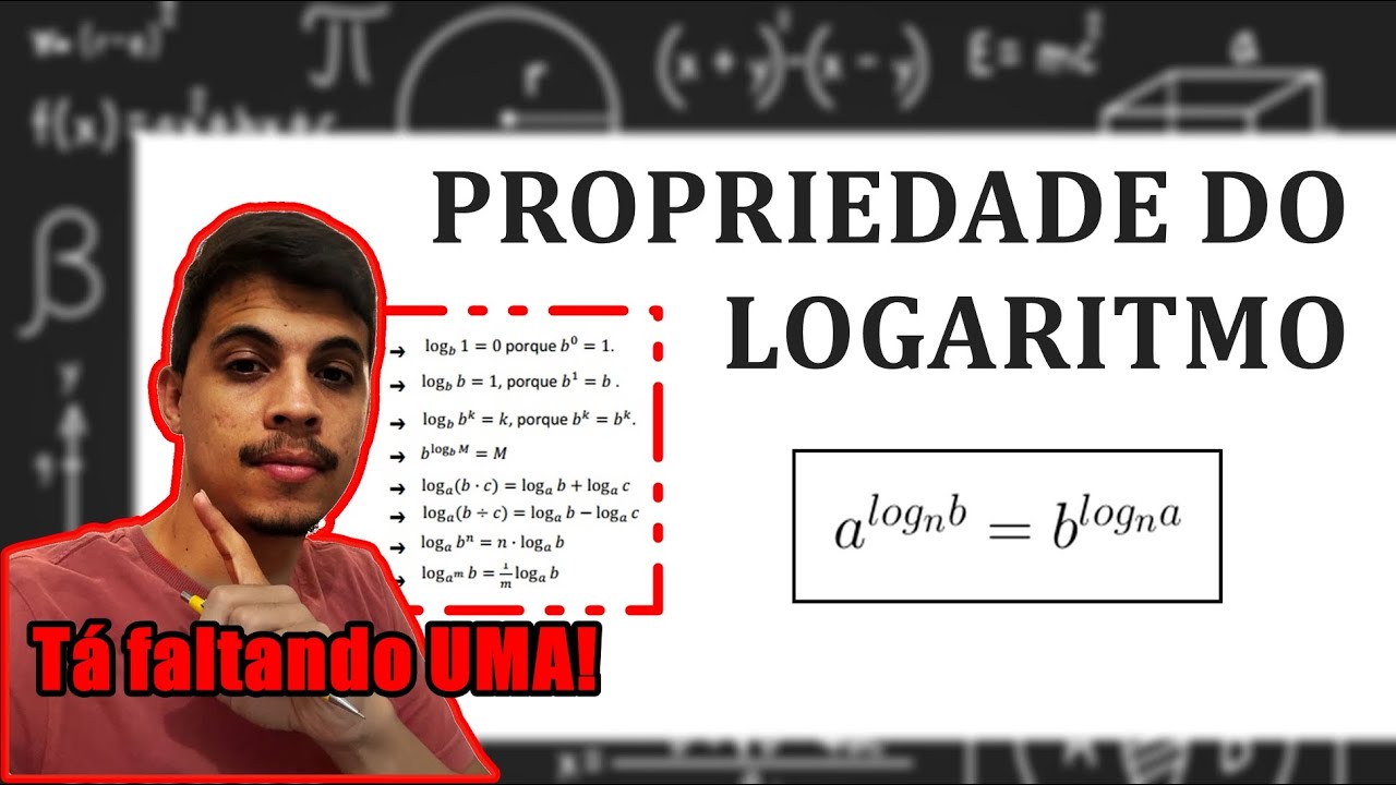 PROPRIEDADE DO LOGARITMO INEXPLORADA | DEMONSTRAÇÃO + Questão de Concurso.