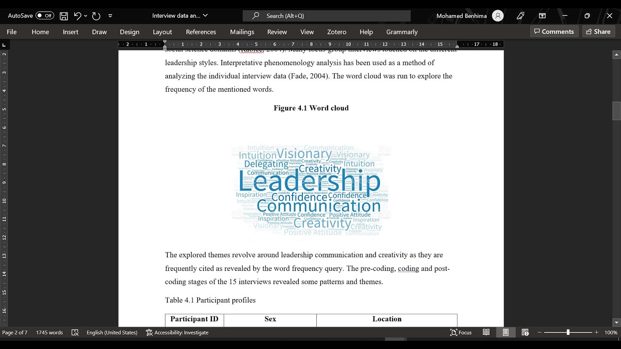 How to analyze interviews and report the results