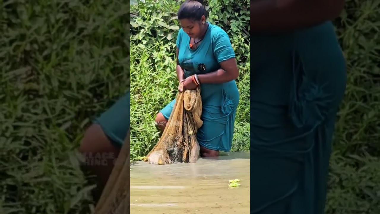 Amazing Village Women Net Fishing #Mouni #viral #Fishing #2026challenge  #farming #fhiscurry #MHS