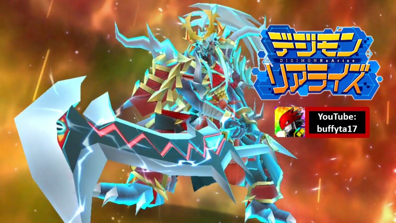 Digimon ReArise - Gaioumon Fierce Blade Mode (Itto Mode) Digivolution (Super Calm) ガイオウモン厳刀ノ型