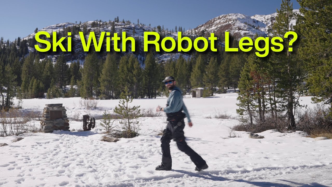Skiing with Robot Legs Felt… Too Easy