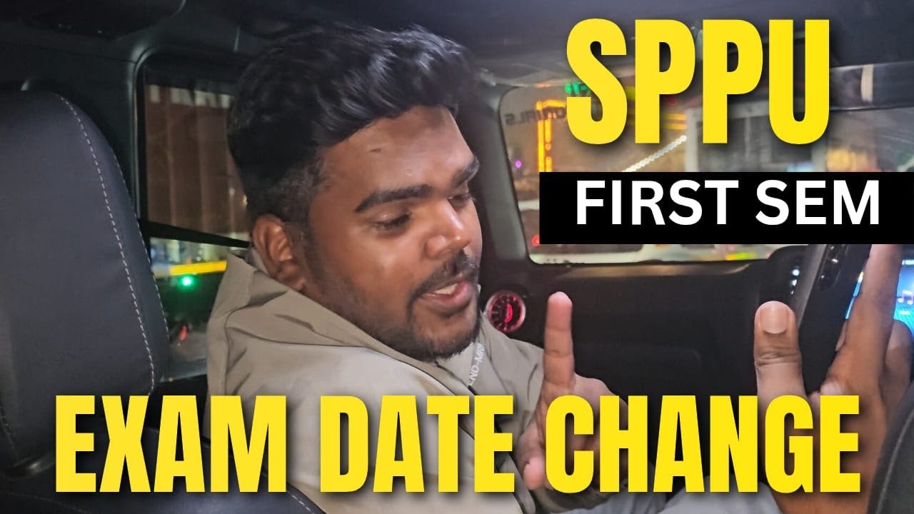 First Semester Exam Date Change 😱 | SPPU | Latest Exam Update | Pradeep Giri Sir