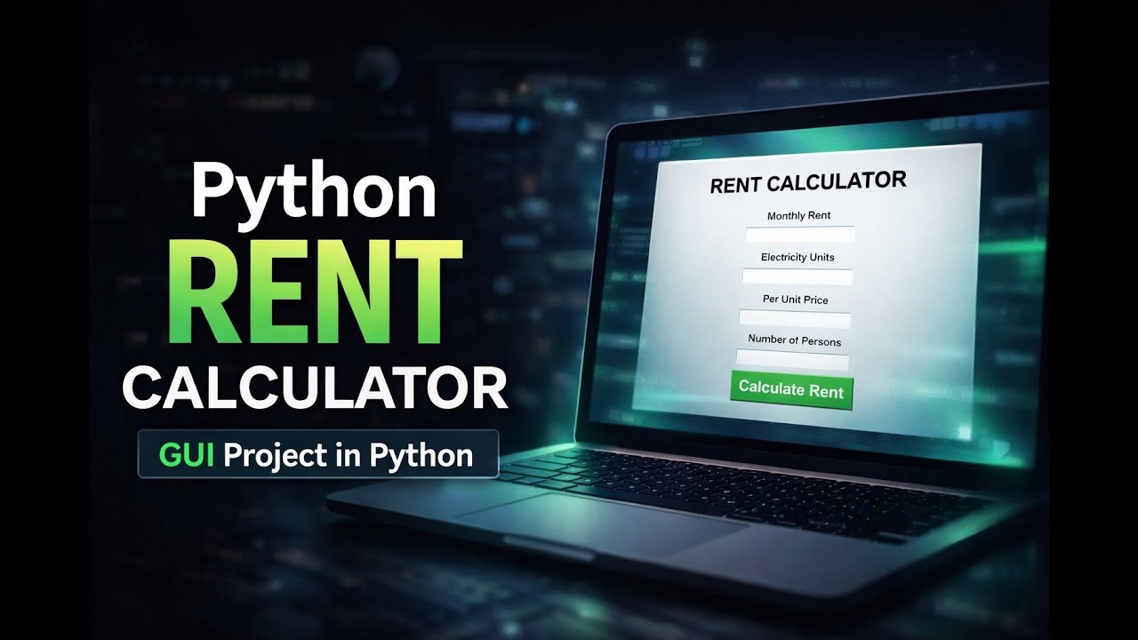 Rent Calculator App (Tkinter GUI) | Python Project for Beginners