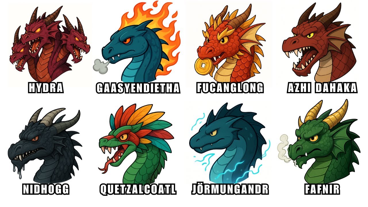Every MYTHICAL DRAGON Explained In 9 Minutes...