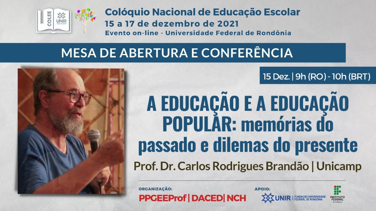 Abertura A educação e a educação popular: memórias do passado e dilemas do presente