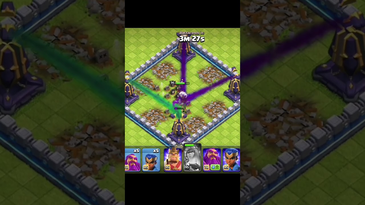 coc Queen vs monolith | clash of clans | coc | coclive | coc new challenge |