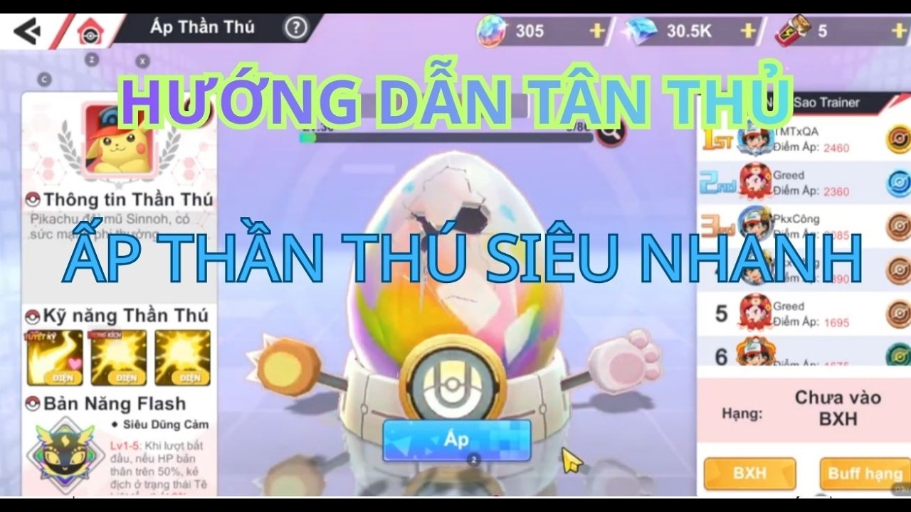 HƯỚNG DẪN TÂN THỦ ẤP THẦN THÚ NHANH NHẤT | POCKET MEGA