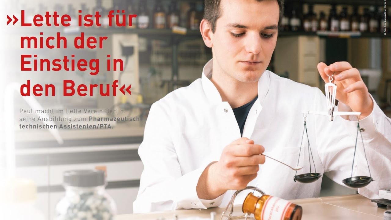 Lette Verein Berlin: Bewerbung PTA/Pharmazeutisch Technischer Assistent