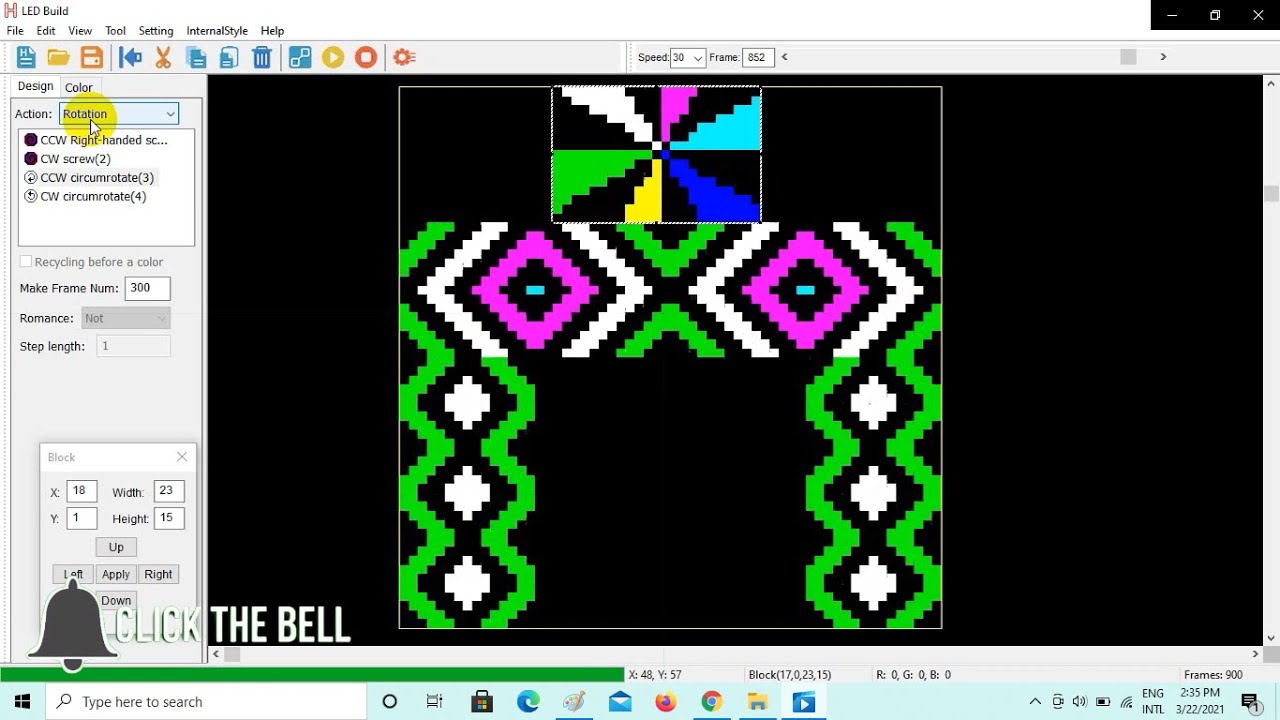 How to Make 3D Gate Design in Led Build | Led Build Software Tutorial in Hindi | Pixel led Effect