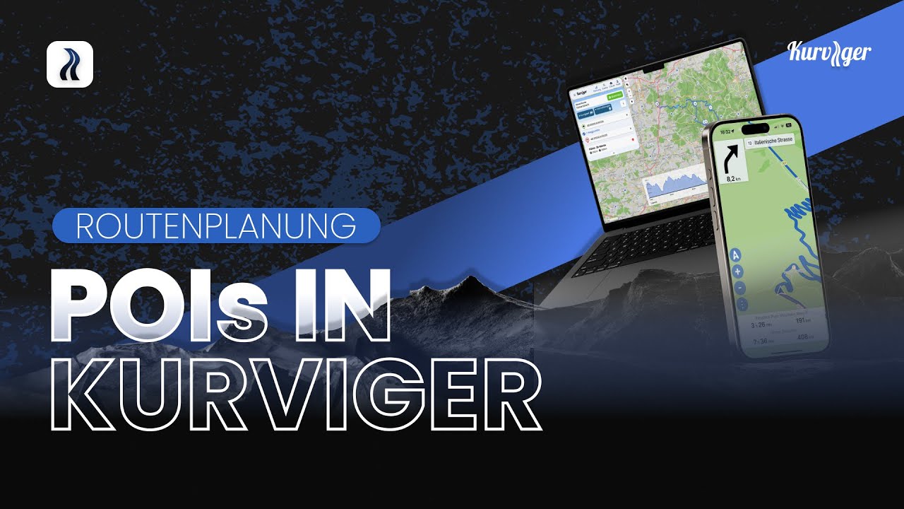 Kurviger Erklärt – Mit POIs planen