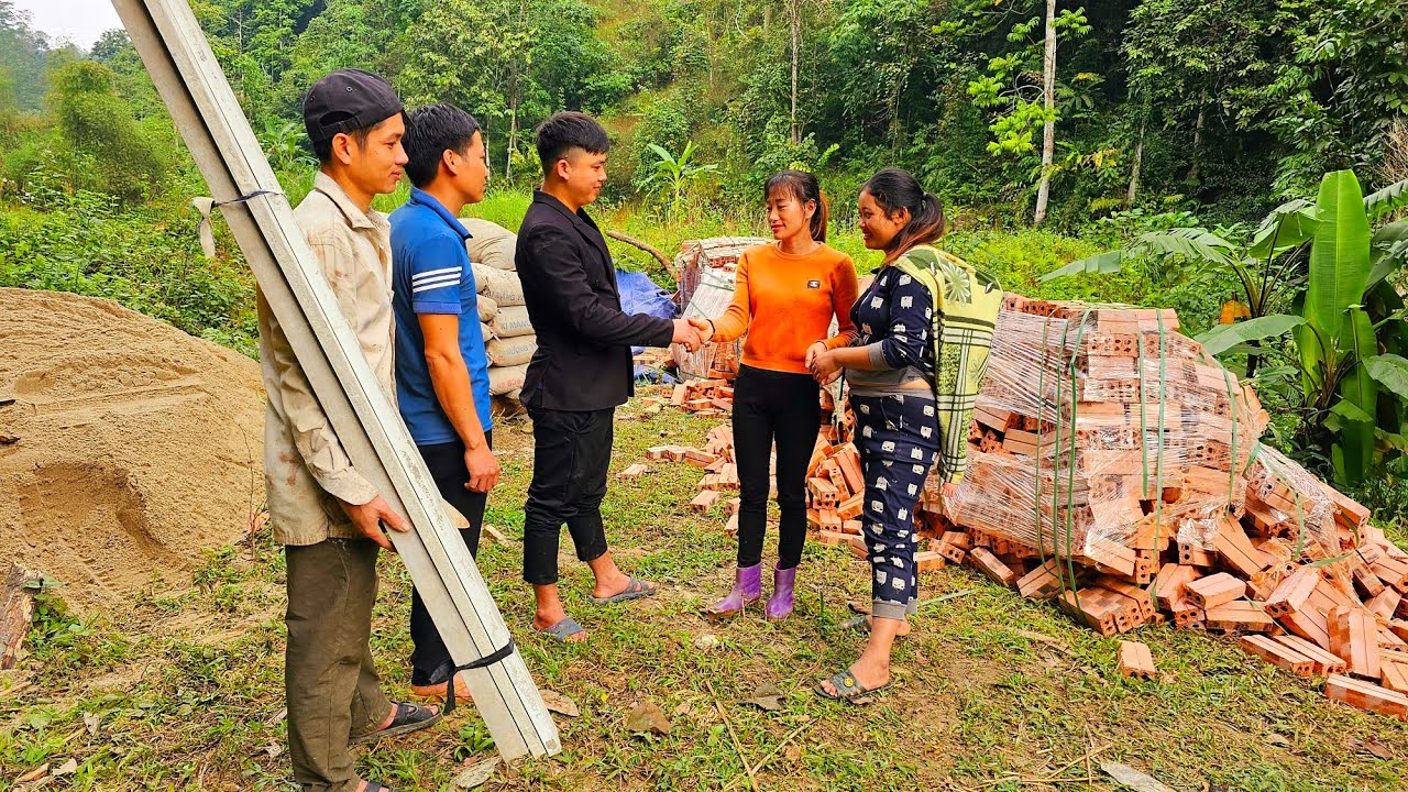The child's parents bought materials to build a house to thank Diet | Farm life