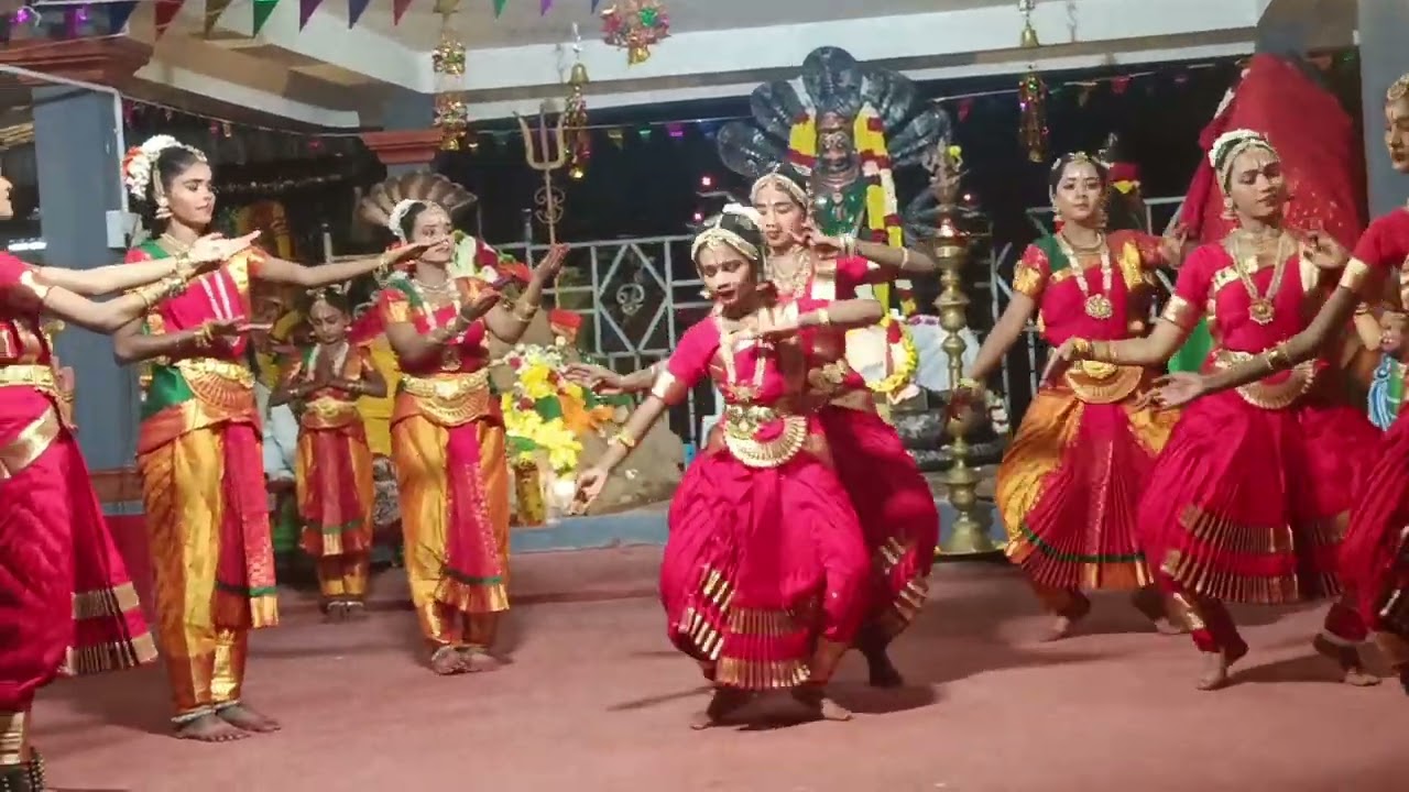 சிவராத்திரி பரத கலை நிகழ்ச்சி அரசு இசைப்பள்ளி மாணவர்கள் சிலம்பாக்கம் 5-2