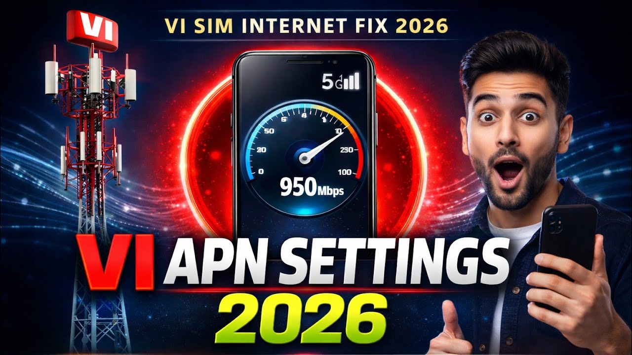 Vi APN Settings 4G/5G 2026 | Vi Network Problem Solution | Vi Internet Not Working | Vi Net Problem