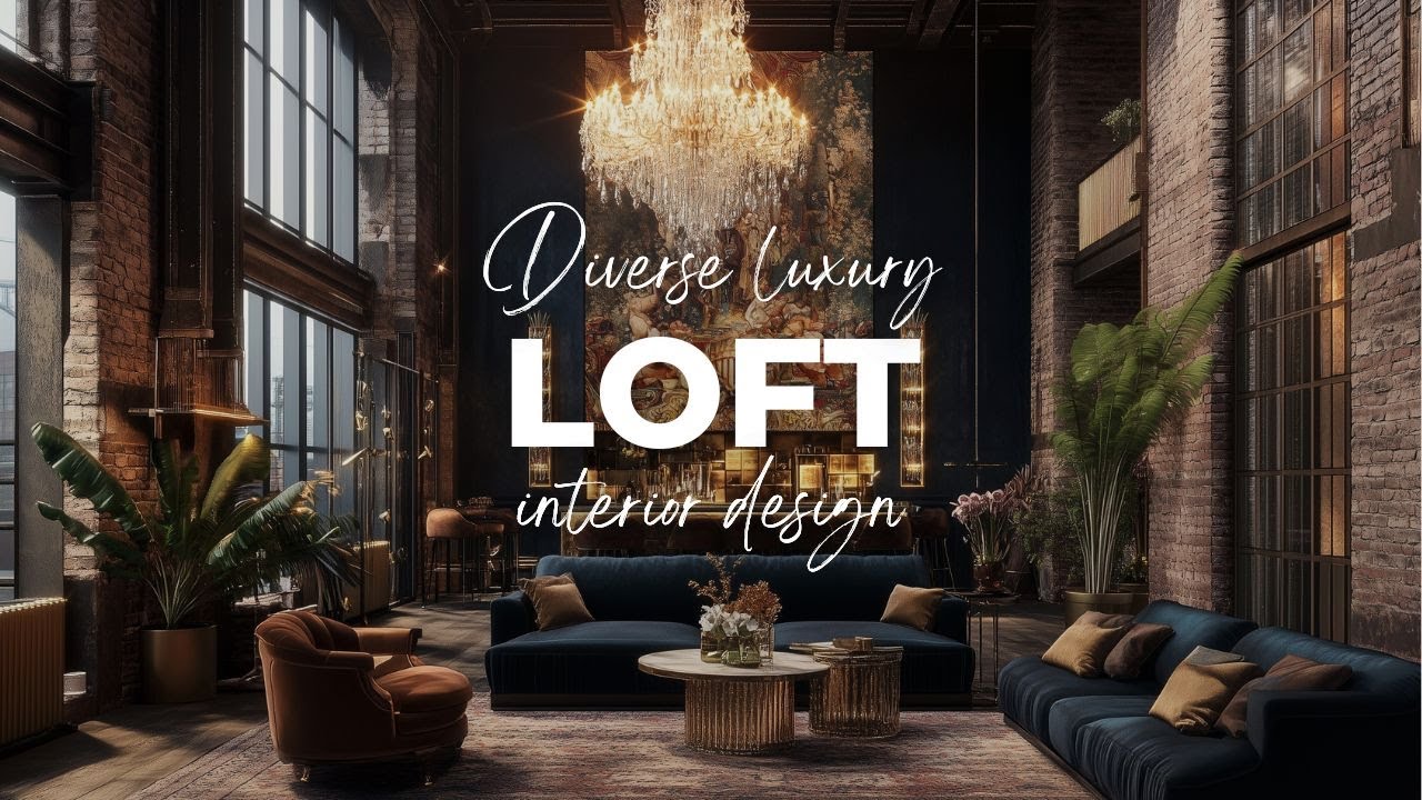 Diverse Luxury Loft Interior: Timeless Design Ideas for Relaxed Modern Living [4K]