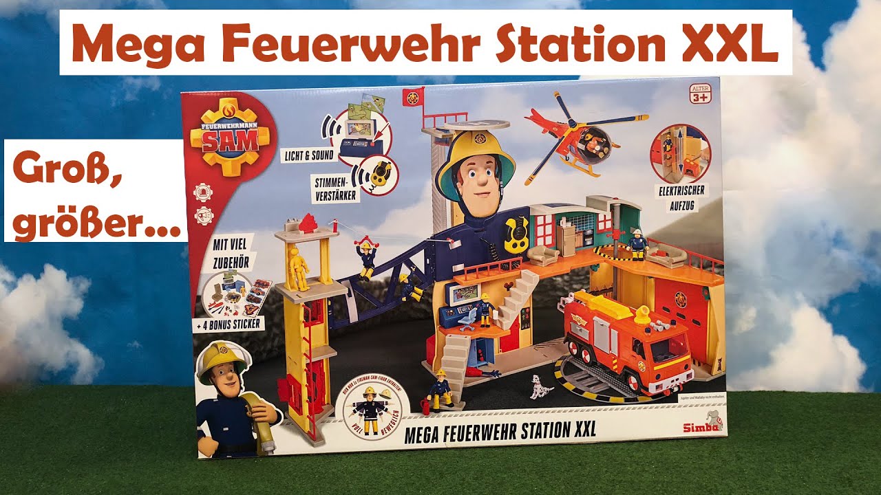 Unboxing 19 - Simba 109251059 - Feuerwehrmann Sam Mega Feuerwehrstation XXL