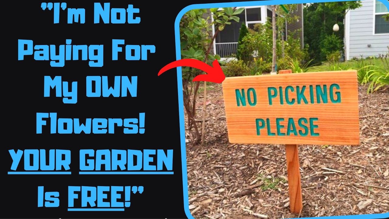 r/EntitledPeople - Cheap Karen REPEATEDLY Steals My Expensive Flowers!