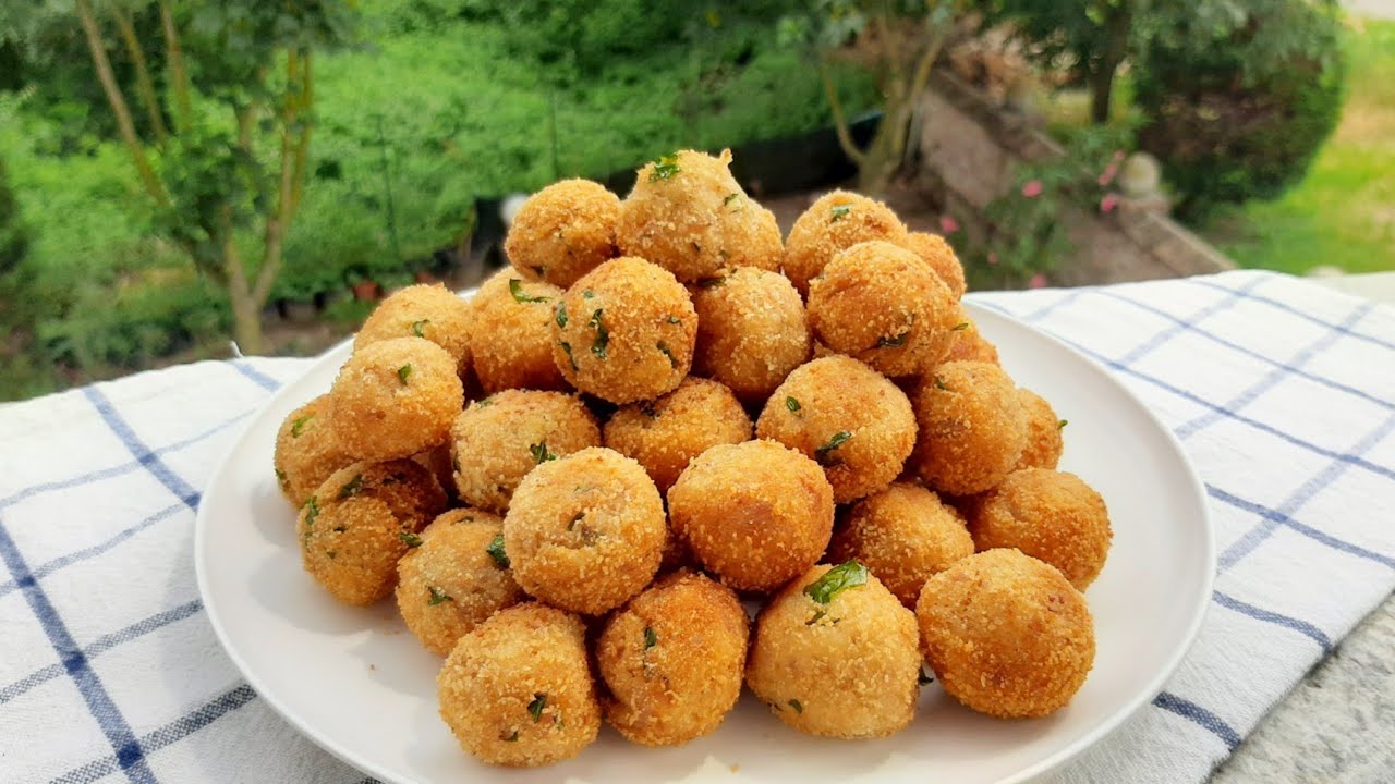O Melhor Bolinho de Batata Frito com Atum do Mundo - Sem farinha de trigo