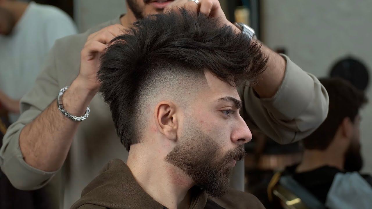 🙌تعلم التكنيك الصعب 💪للتدريج الدائري 3D للمحترفين ✨✅شرح مفصل 💯. مصطفى الرسام