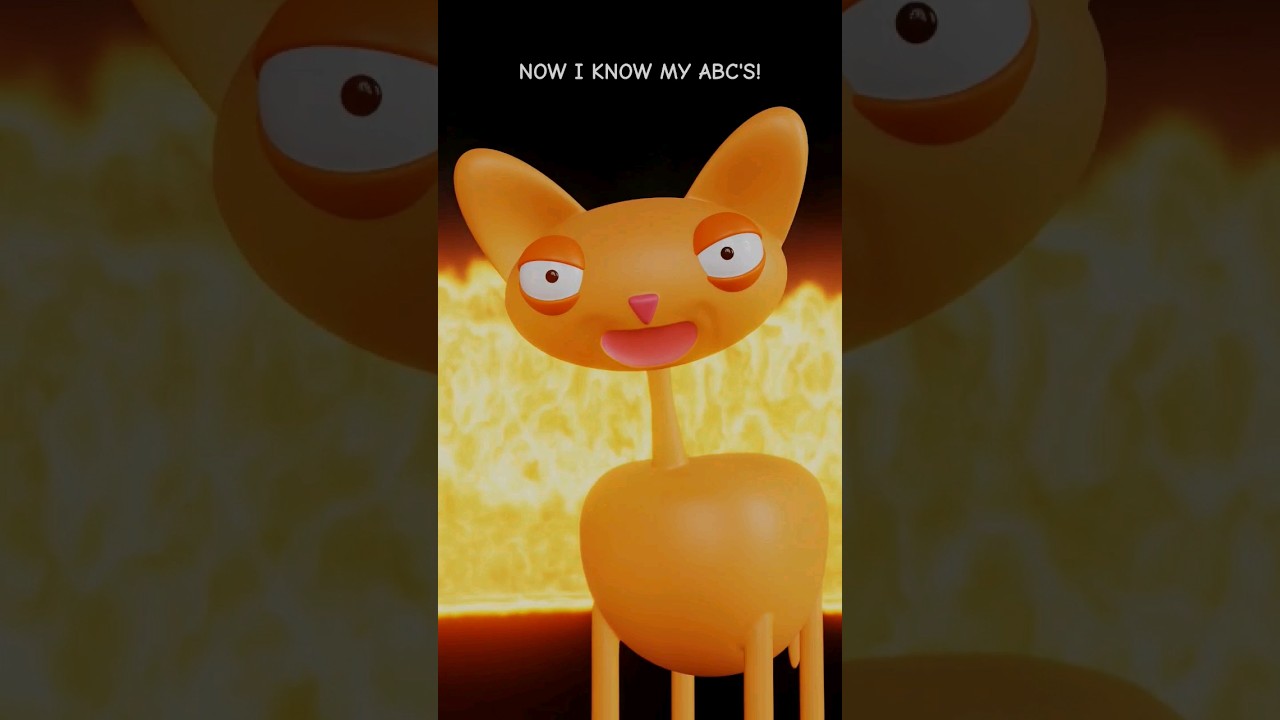 CAT KNOWS THE ABC (Animation Meme)@dustymdouglas #funny #cats #animation #meme