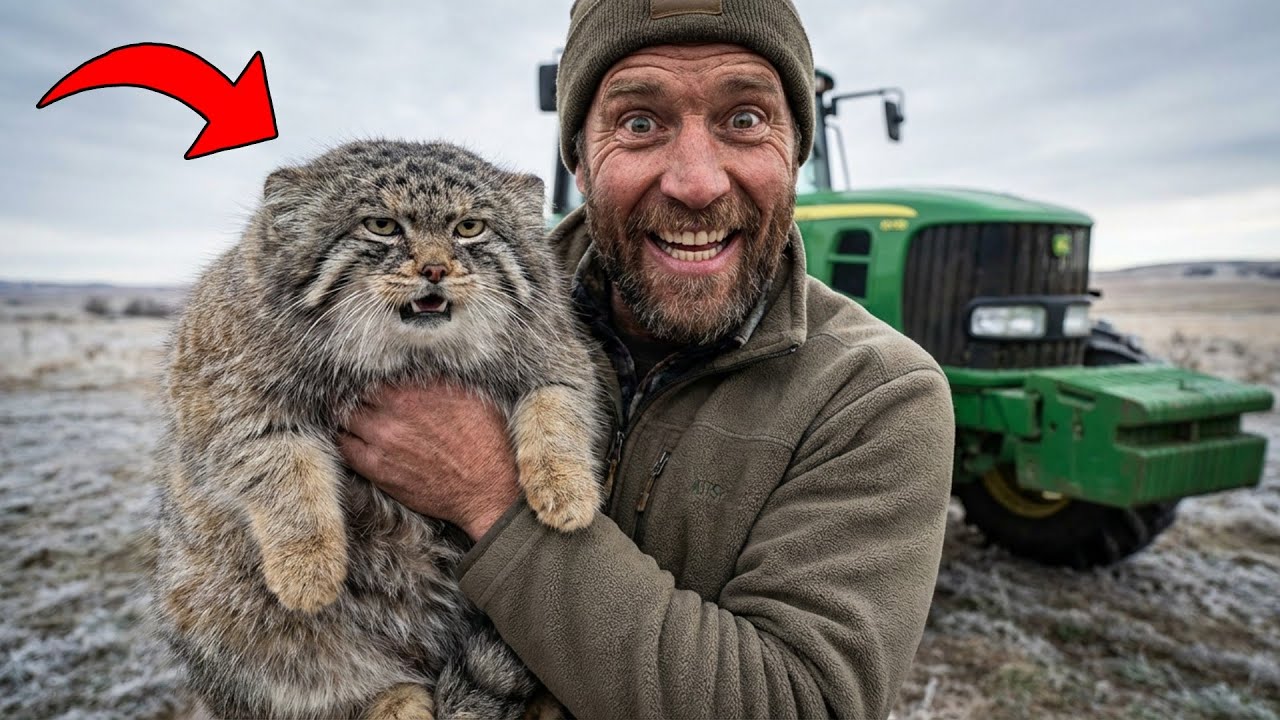 I Found a Frozen Kitten Under My Tractor… He Took Over My Entire Farm
