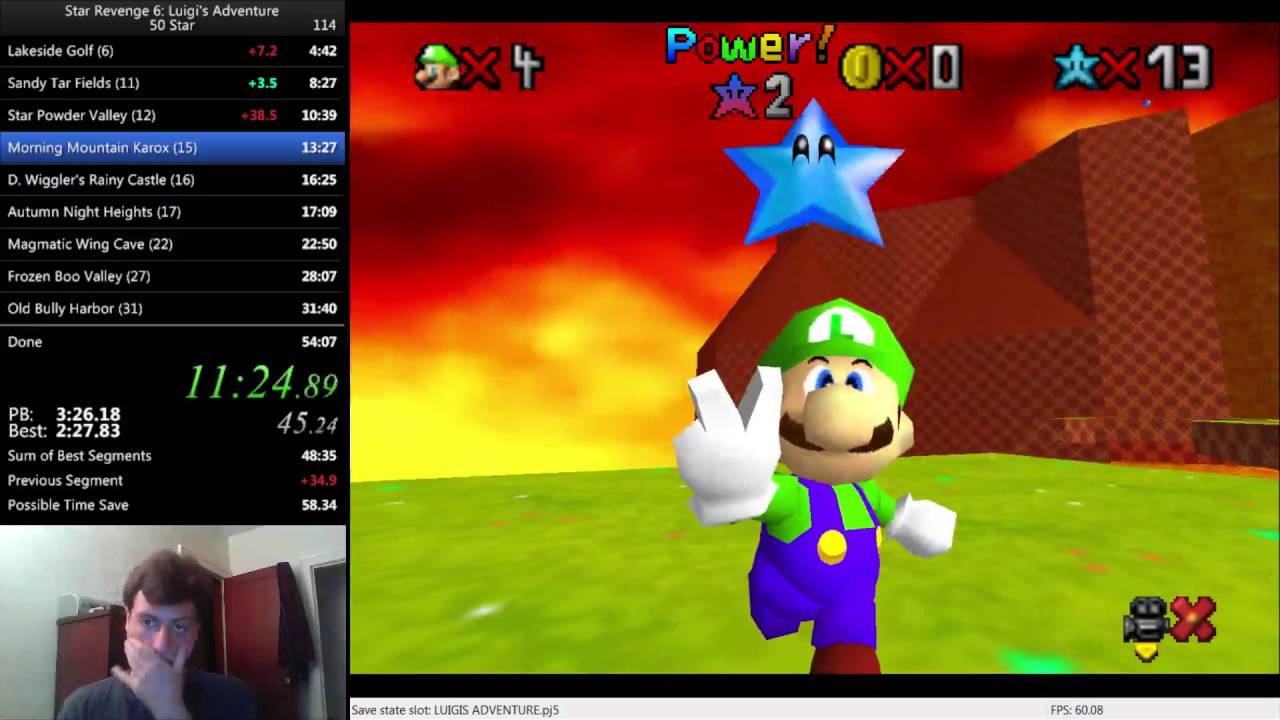 Star Revenge 6 Luigi's Adventure 50 Star in 49:36