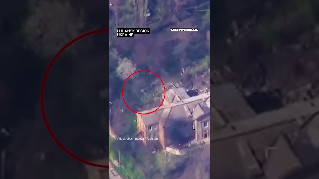 Ukrainian FP-2 Drone Destroyed Russian Command Post #warinukraine