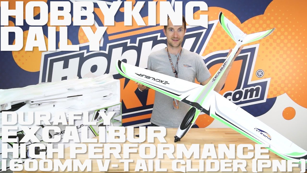 Планёр Durafly Excalibur High Performance 1600mm V-Tail (PNF) — HobbyKing Daily