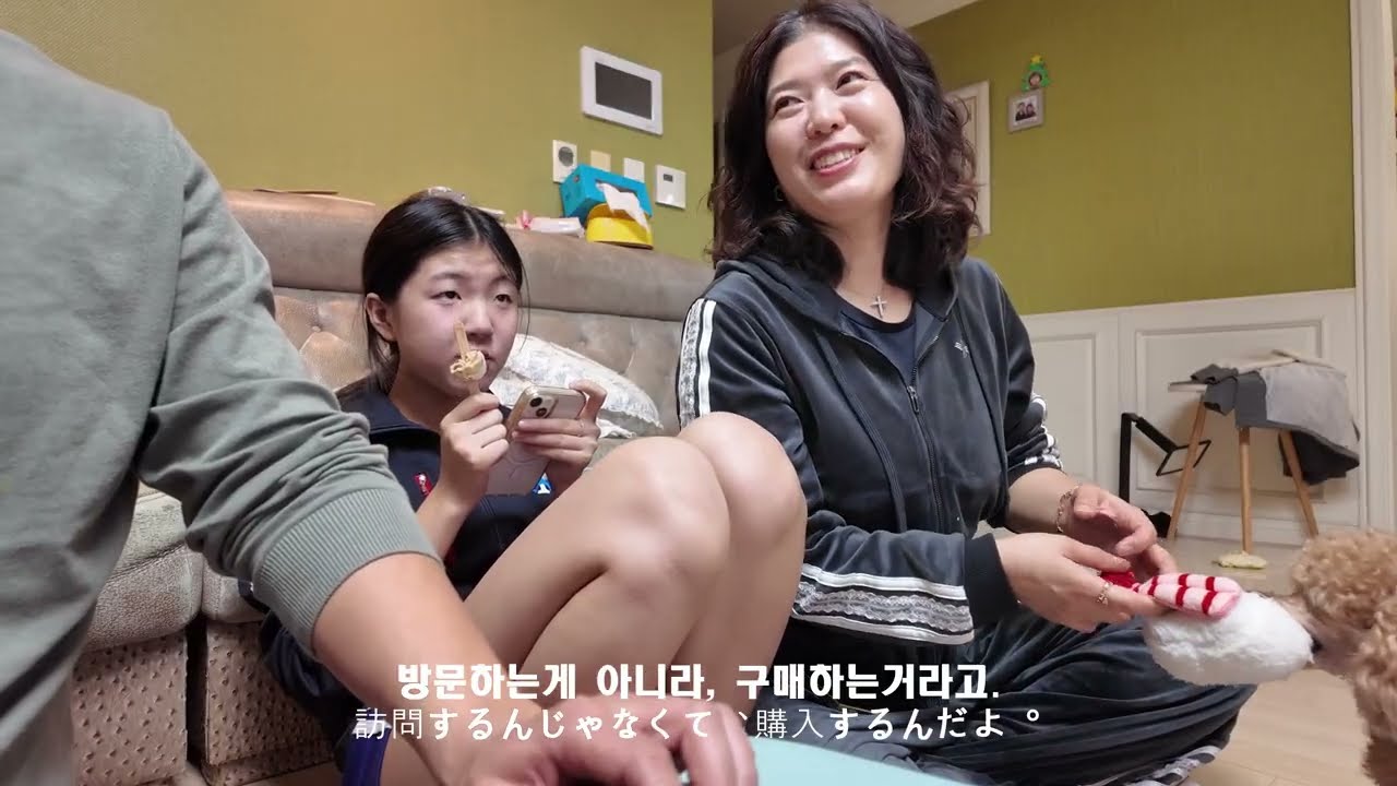 韓国人家族の東京旅行計画立てです。가족의 도쿄 여행 계획을 세웠습니다.