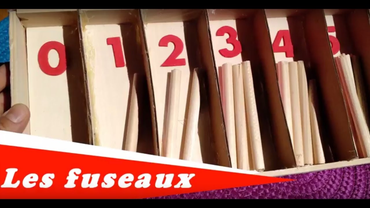 DIY | 🔢 La boîte des fuseaux pour apprendre à compter | MONTESSORI | Mathématique