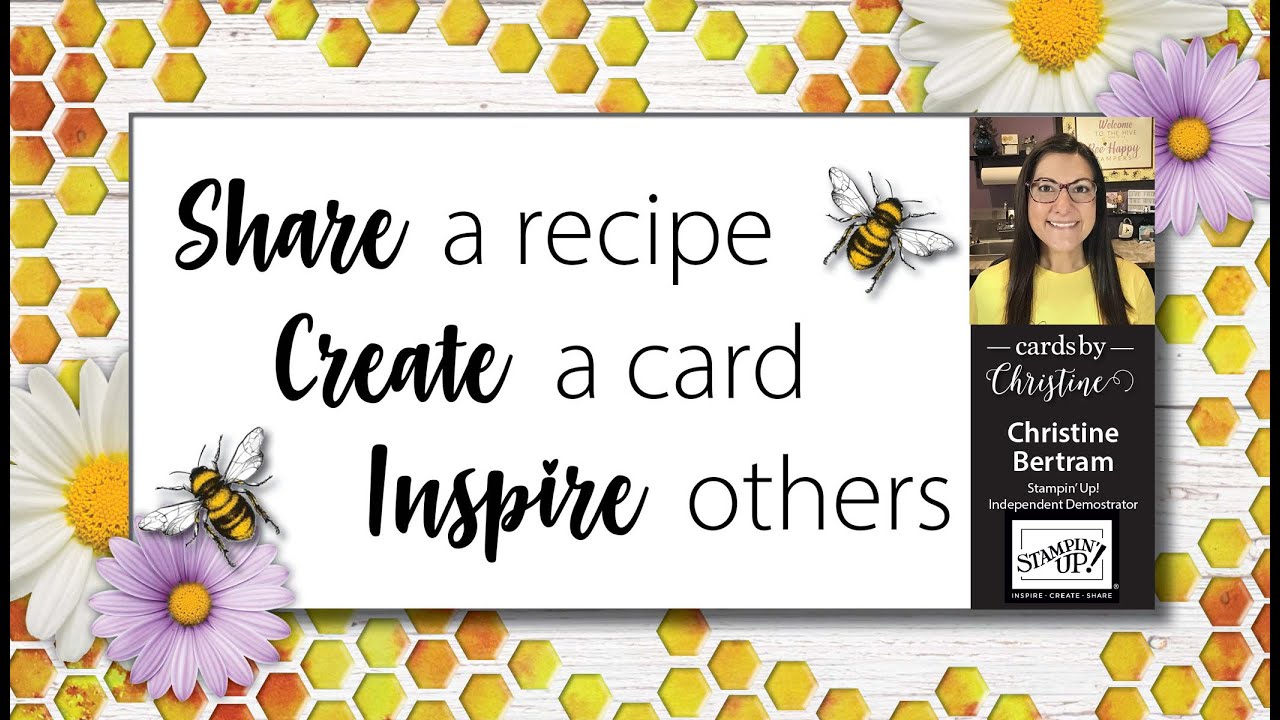 Share a Recipe, Create a Card, & Inspire Others with Cards by Christine