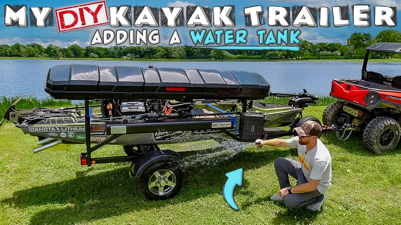 Building the ULTIMATE Kayak Trailer, BEST Upgrade So Far...