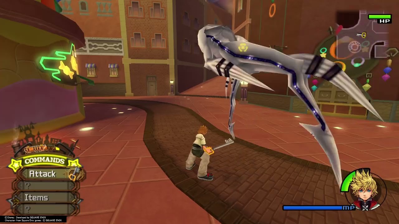 KINGDOM HEARTS 2 HD Remix try to level up 99 in Twilight Town on 