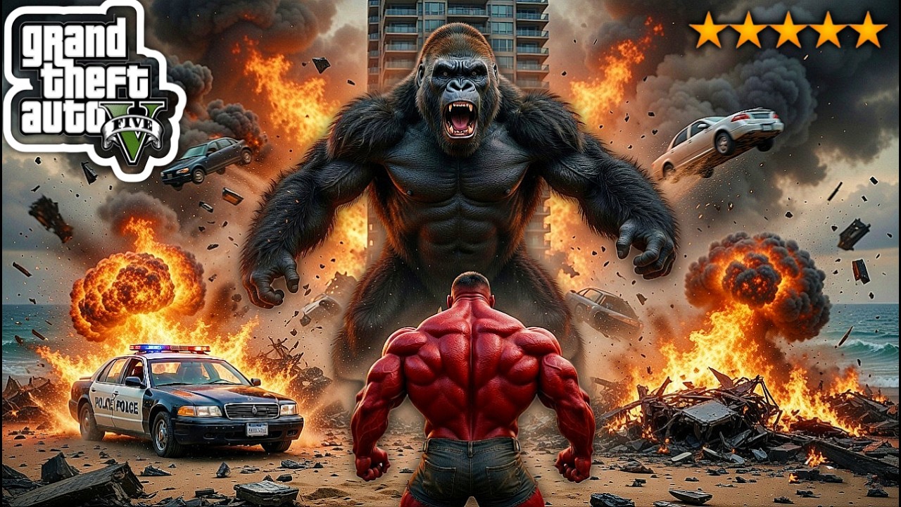 GTA 5 Live Can Red Hulk Defeat Kong ? 358 | SAP Gaming #viral #gameplay #gaming #gta #gta5