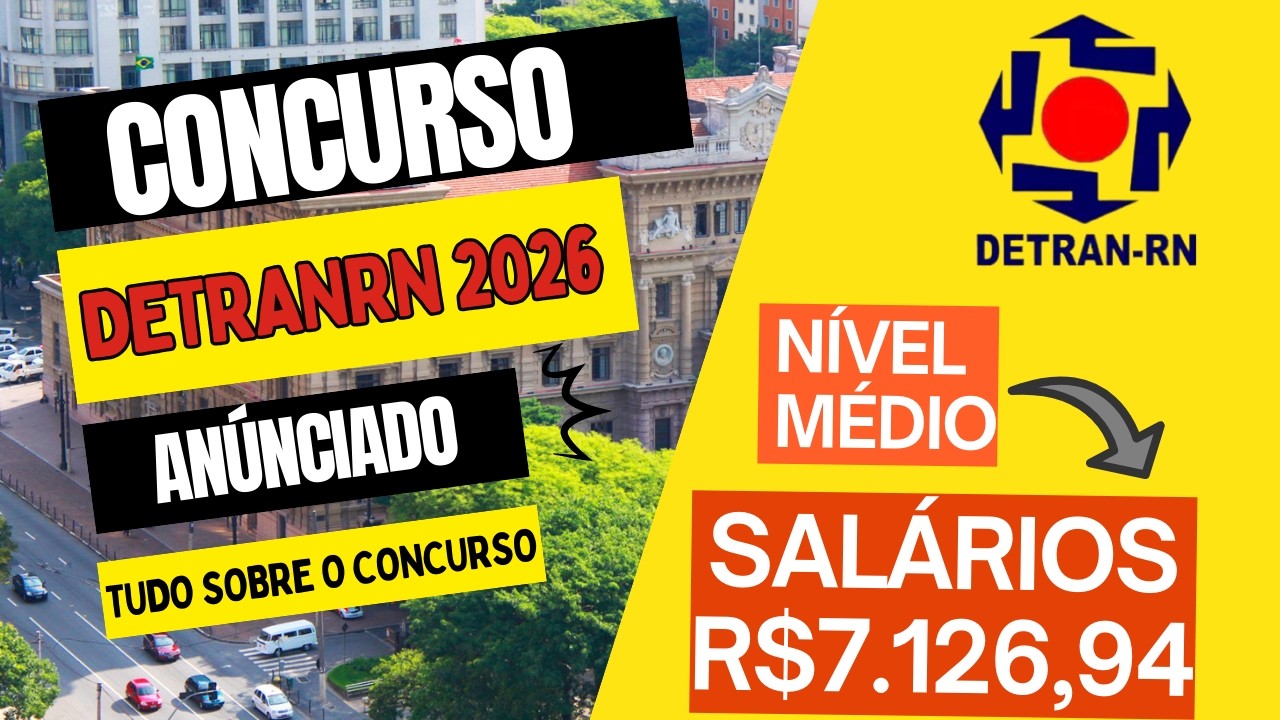 Concurso Detran RN 2026: Banca Definida! 80 Vagas Confirmadas + Cadastro Reserva