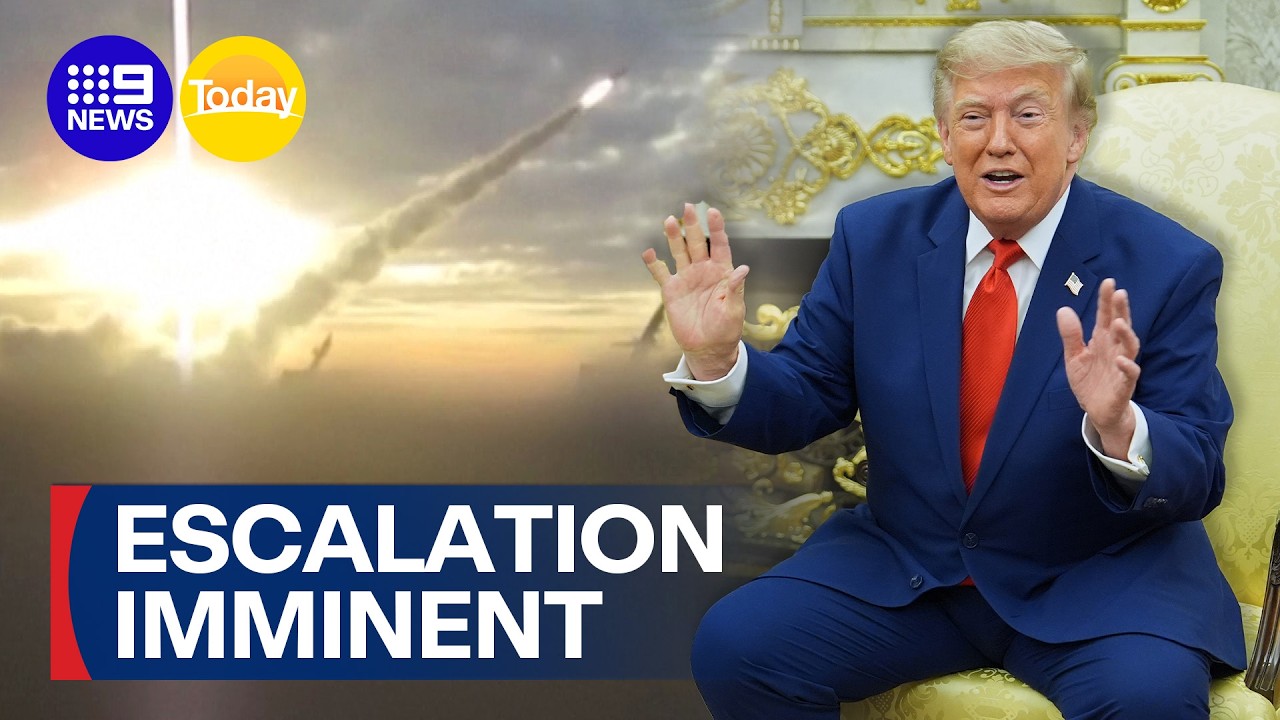 'Not finished on Iran': Trump to attack rumoured new Iranian nuclear sites | 9 News Australia