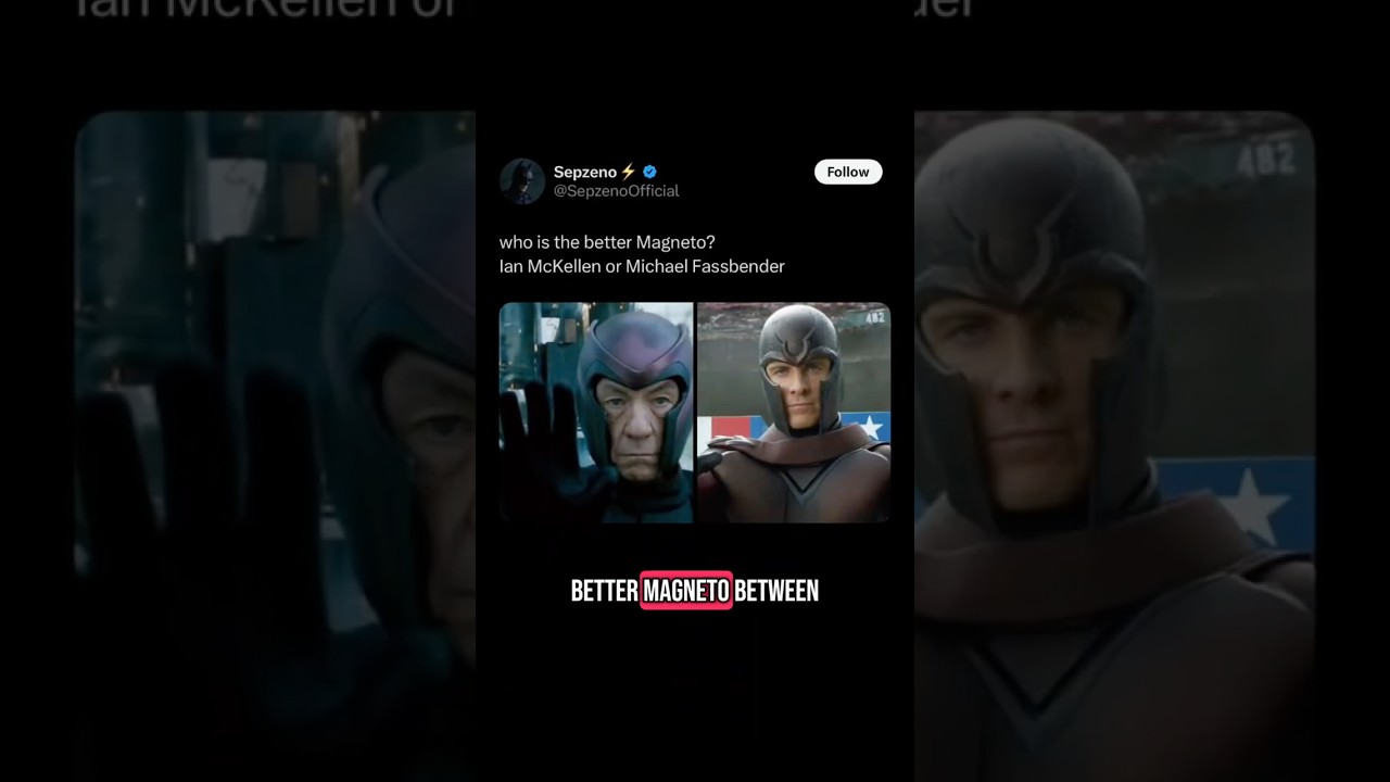 Who Is The Better Magneto Actor? Ian Mckellen or Michael Fassbender🤔