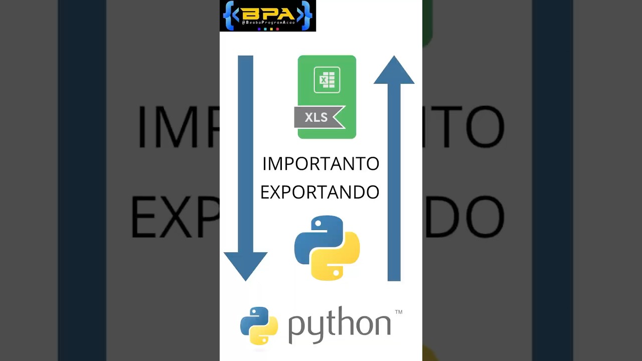 IMPORTANDO e EXPORTANDO uma planilha do PYTHON para o EXCEL e vice-versa. #python #excel