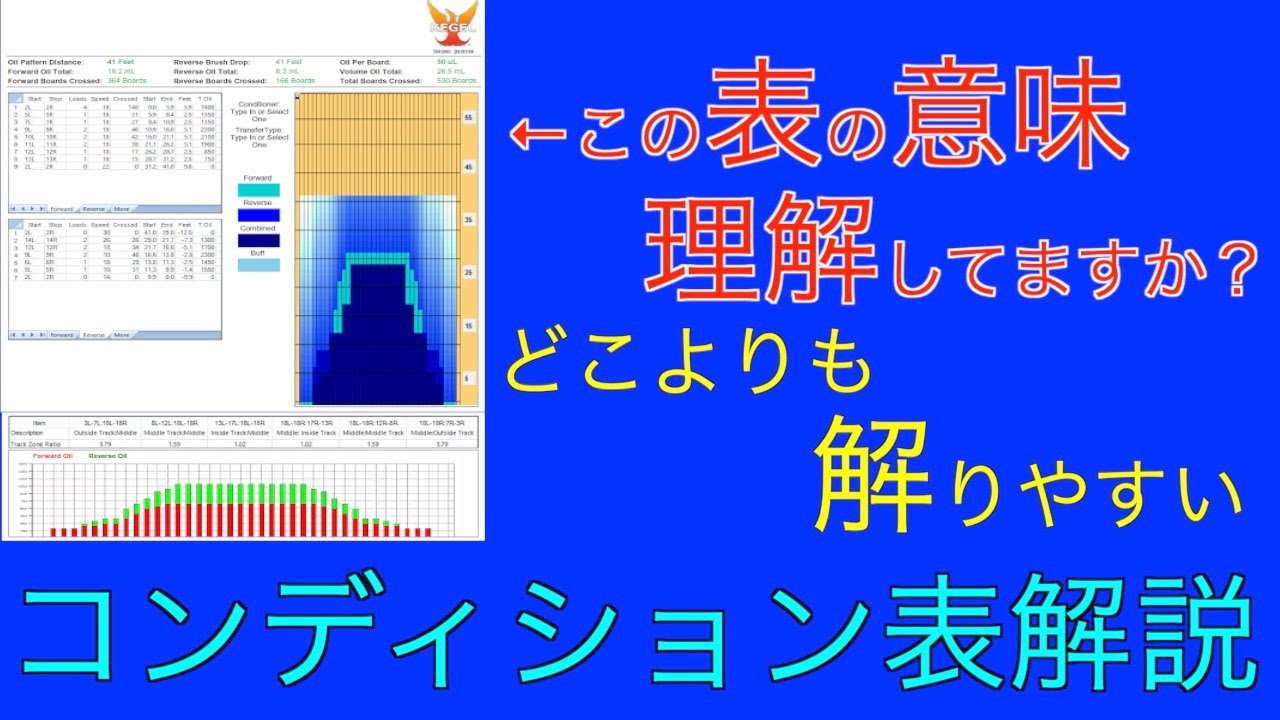 オイルコンディション表の見方解説