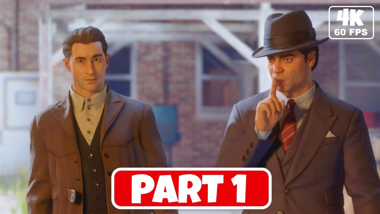 MAFIA DEFINITIVE EDITION - Gameplay Walkthrough Part 1 - FULL GAME [4K 60FPS PC ULTRA] No commentary