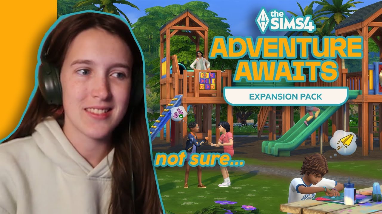 My First Look at The Sims 4: Adventure Awaits [Trailer Reaction]