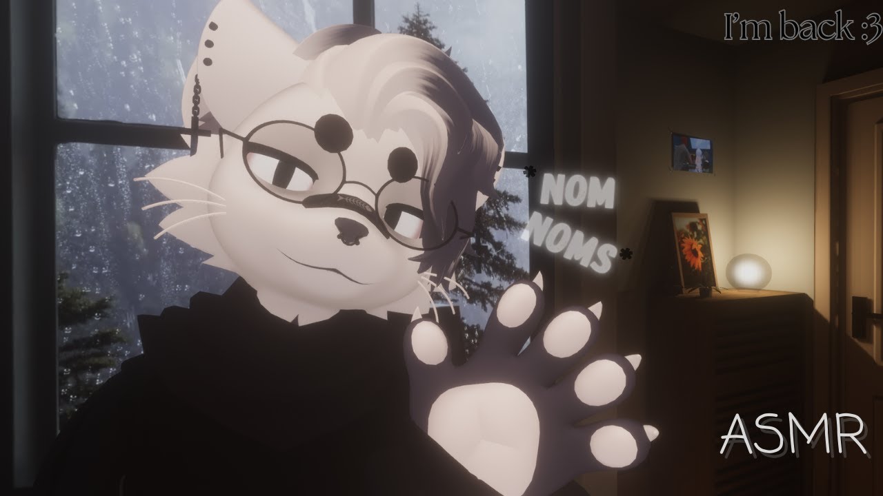 Furry ASMR: Your CatBoy Friend Helps you Relax on a rainy day (Soft Spoken) (Mouth sounds)
