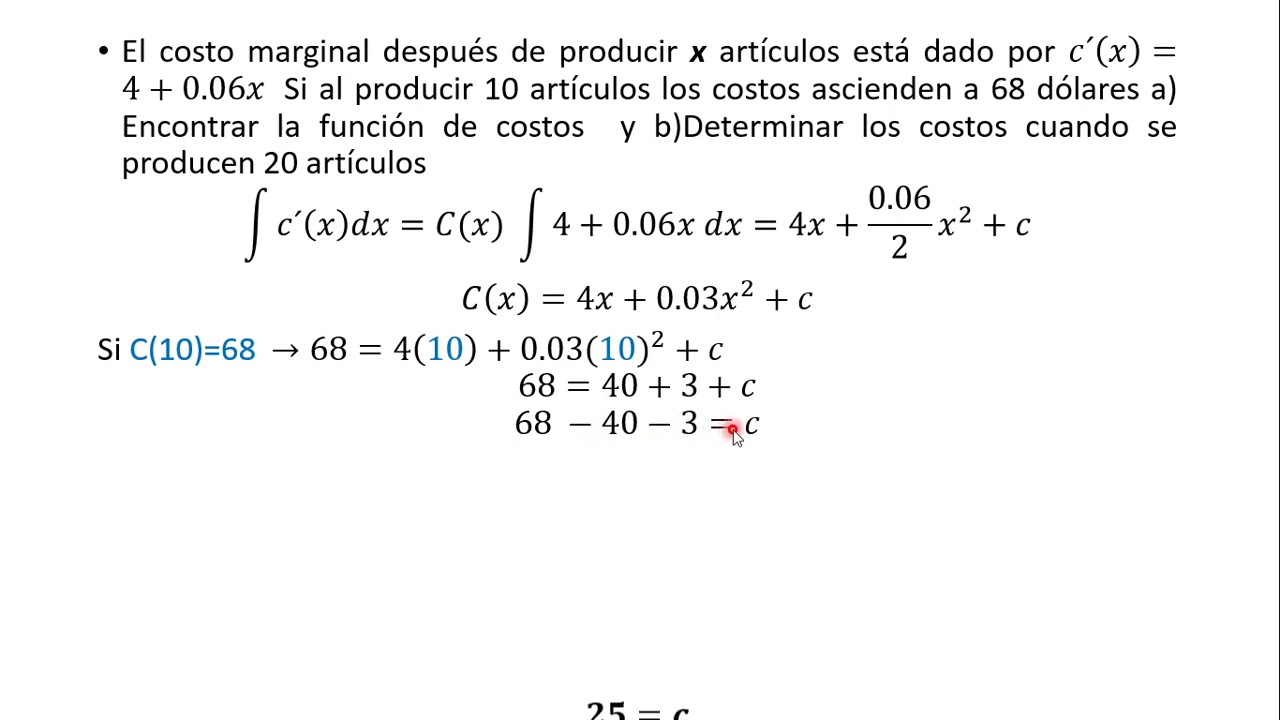 problemas con integrales indefinidas